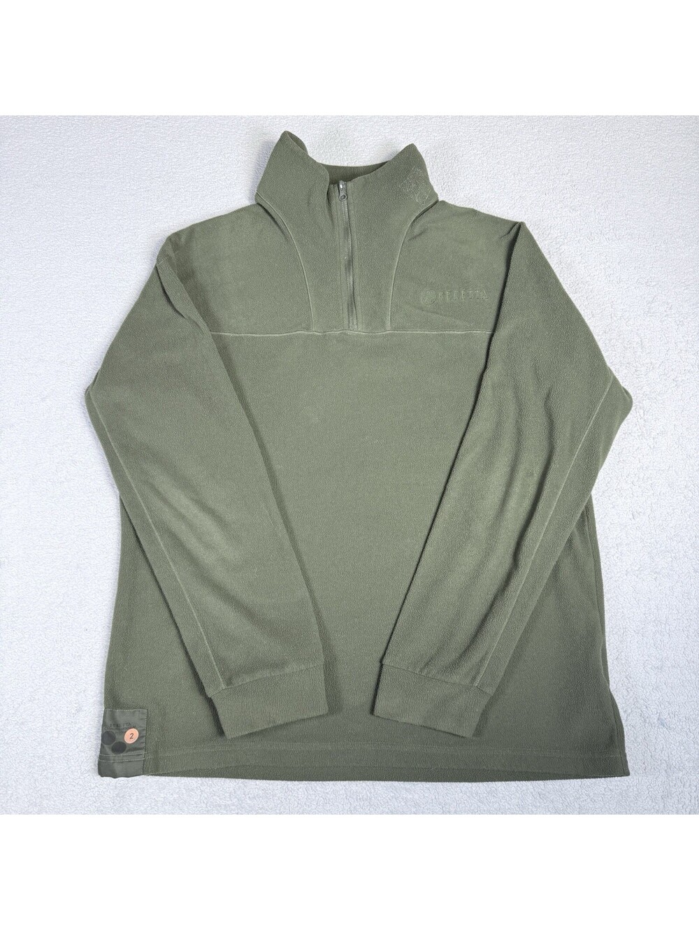 Beretta Olive Modular System 2 Pullover Performance Fleece 1/4 Zip Mens Medium